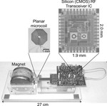 CMOS RF Biosensor Utilizing Nuclear Magnetic Resonance